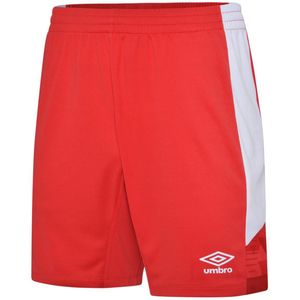 Umbro Kinderen/Kinderen Vier Shorts (Vermiljoen/Wit)