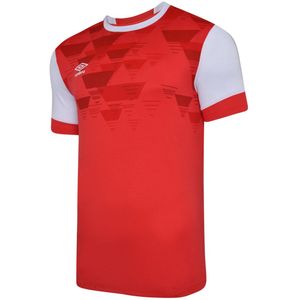 Umbro Kinder/Kindertrui (Vermiljoen/Wit)