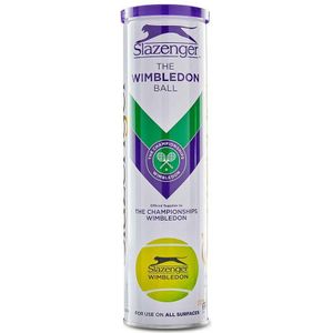 Slazenger Wimbledon tennisballen (pak van 4)  (Geel)