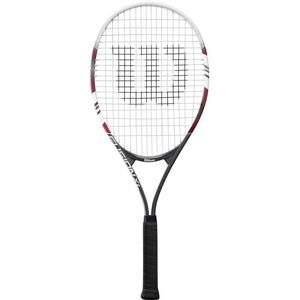 Wilson Fusion XL Tennis Racket (3) (Wit/rood/zwart)