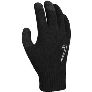 Nike Unisex Tech Grip 2.0 gebreide handschoenen voor volwassenen (S - M) (Zwart/Wit)