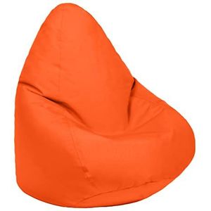 Loft 25 Kids Bean Bag Gamer Chair | Binnen Buiten Woonkamer Zitzak | Kinderen Waterbestendig Meubels | Ergonomisch Ontwerp voor Ondersteuning van het Lichaam (Oranje, Zitzak)