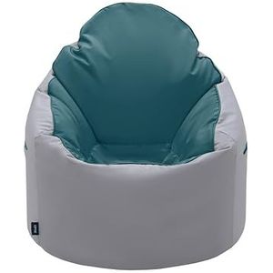 Loft 25 Volwassenen Bean Bag Chair | Binnen Buiten Woonkamer Gaming Zitzak | Highback Waterbestendige Gamer Zitbank | Lichtgewicht Ergonomisch Ontwerp voor Lichaamsonder Steuning (Marokkaans Blauw)