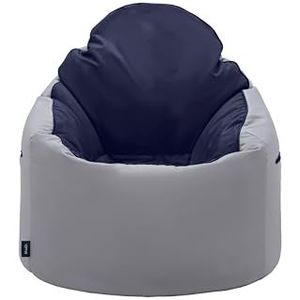 Loft 25 Volwassenen Bean Bag Chair | Binnen Buiten Woonkamer Gaming Zitzak | Highback Waterbestendige Gamer Zitbank | Lichtgewicht Ergonomisch Ontwerp voor Lichaamsonder Steuning (Marine)