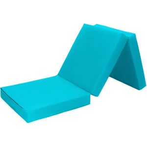 Vouwmatras Gastenmatras, afmetingen 200 x 70 x 10 cm (zwart