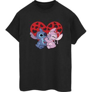 Li-cense Disney dames lilo & stitch hartjes katoenen vriendje t-shirt