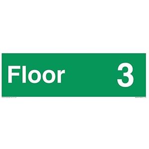 Tekstbord ""Floor 3"" - Brandbeveiliging: goedgekeurd document B - L41