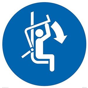 Obligatoire : barre de sécurité ouverte du panneau de levage de chaise – 600 x 600 mm – S60