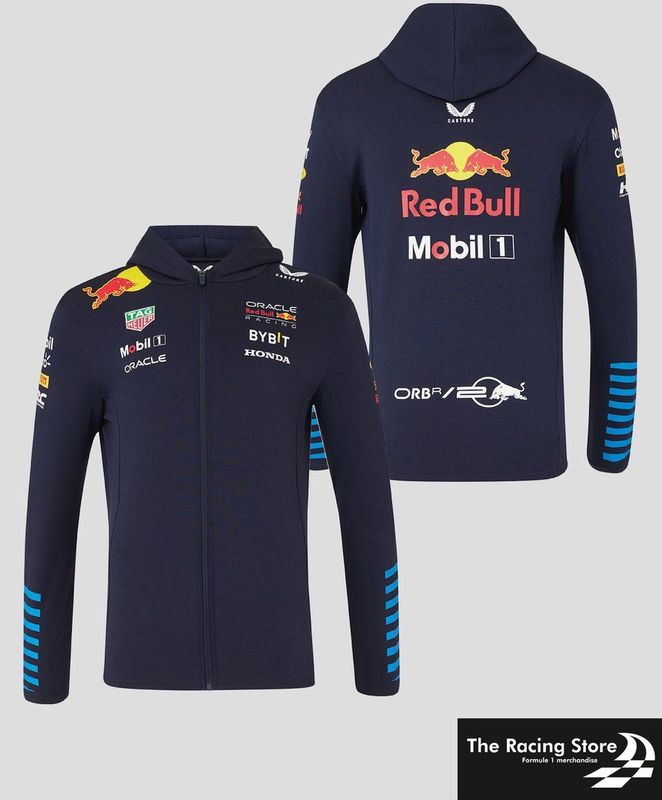 Oracle Red Bull Racing Dames Hoody met Rits 2024 - Max Verstappen - Sergio Perez - Vest