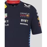 Oracle Red Bull Racing Teamline Kids Shirt 2024 JL Max Verstappen Sergio Perez