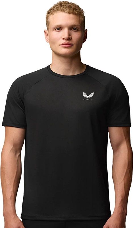 Castore - Adapt Crew - T-Shirt - Zwart - Wit