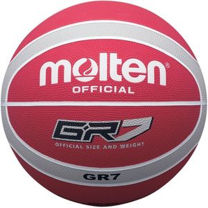 Molten Basketbal (7) (Rood/zilver)