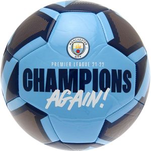 Manchester City FC Alweer Premier League-kampioenen! Voetbal (5) (Hemelsblauw/navy)