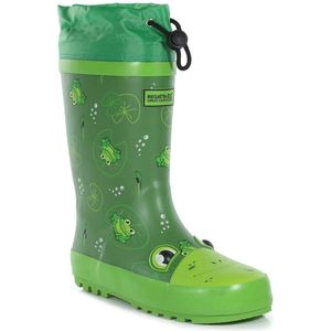 Regatta Kinderen/Kinderen Mudplay Jnr Frog Square Wellington Boots (Kikkergroen) - Maat  25
