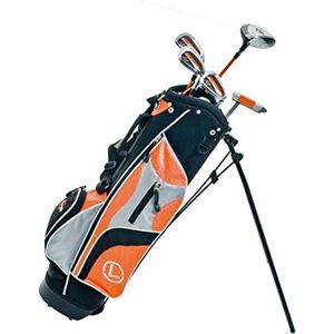 Longridge Challenger Golf Club Stand Tas Set  (Zwart/Oranje/Grijs)