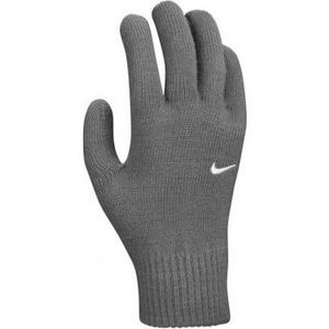 Nike Gebreide Swoosh-handschoenen voor heren (S, M) (Grijs)