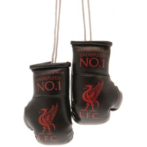 Liverpool FC - Autospiegeldekoration, Boxhandschuhe  (Schwarz/Rot)
