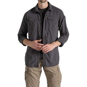 Craghoppers Nosilife Adventure Iii Overhemd Met Lange Mouwen Grijs Man