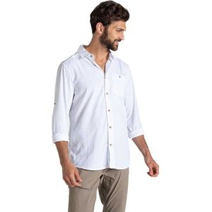 Craghoppers - Nosilife Nuoro Ii - Overhemd - Lichtblauw - Katoen - Lange Mouwen