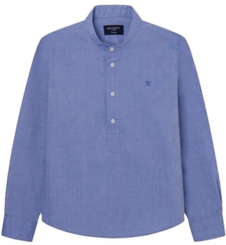 Hackett - HK301743 - Overhemd - Blauw - Chambray - Lange Mouwen - Casual