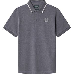 Hackett London - HM563381 Polo - Wit - Katoen - Korte Mouwen