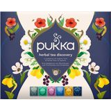 Pukka Herbal Tea Discovery Box - Biologische Kruidenthee - 30 theezakjes - 6 verschillende smaken - Leuk als verjaardagscadeau - Theedoos - Geschenkverpakking