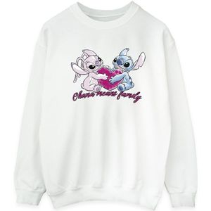 Sweater - Gedrukt - Zwart - Katoen/Polyester - Crew Neck