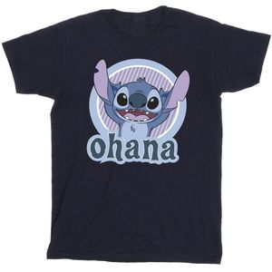 Li-cense Disney heren lilo en stitch ohana cirkel t-shirt