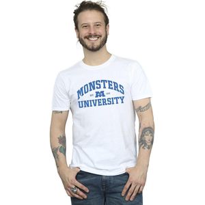 Li-cense Disney heren monsters university logo t-shirt