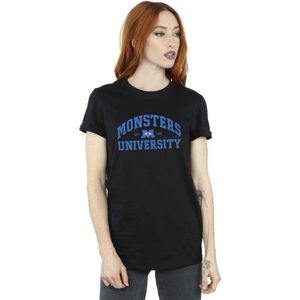 Li-cense Disney dames monsters university logo boyfriend t-shirt