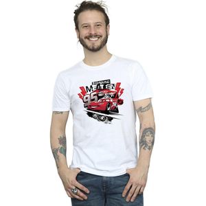 Li-cense Disney heren cars bliksem mcqueen collage t-shirt