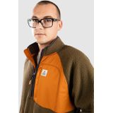 Passenger - Offgrid 2.0 - Fleece - Dark Olive - Gerecycled Sherpa - Voor Heren