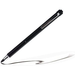 Navitech digitale stylus, oplaadbaar, zwart, met kleine punt, compatibel met ASUS Vivobook 14X (X1403) 14 inch laptop..