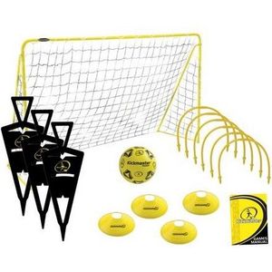 Kickmaster Voetbal Doelen Set  (Geel/zwart)