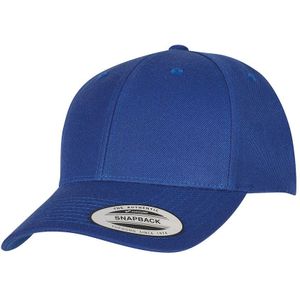 Flexfit Unisex Premium Snapback Cap voor volwassenen  (Koningsblauw)