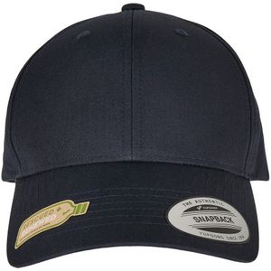 Flexfit Unisex Twill Gerecycleerde Snapback-cap voor volwassenen  (Marine)