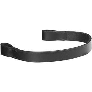 Velociti - Pferde-Stirnriemen "Rapida", Leder (Cob) (Schwarz)