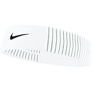 Nike Unisex volwassene Reveal Dri-FIT Hoofdband  (Wit/zwart)