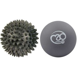 Fitness Mad Set Trigger Point Massageballen met spijkers (Set van 2)  (Grijs)