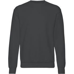 Fruit Of The Loom Heren Set-In BelcoroÂ® garen Sweatshirt (Licht Grafiet)