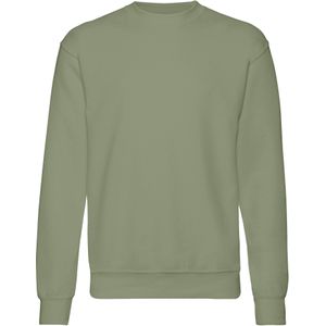 Fruit Of The Loom Heren Set-In Belcoro® garen Sweatshirt (Klassieke Olijf)