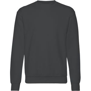 Fruit Of The Loom Heren Set-In Belcoro® garen Sweatshirt (Licht Grafiet)