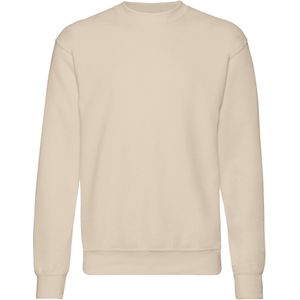 Fruit Of The Loom Heren Set-In Belcoro® garen Sweatshirt (Natuurlijk)