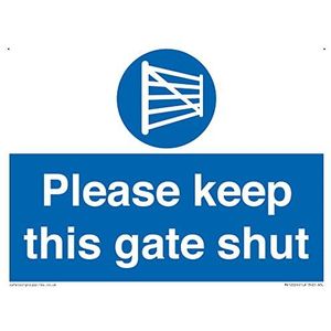 Houd deze poort gesloten Sign - 200x150mm - A5L