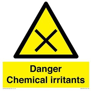 Panneau Danger Chemical irritants – 200 x 200 mm – S20