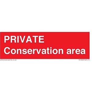 Panneau « Private Conservation Area » – 150 x 50 mm – L15