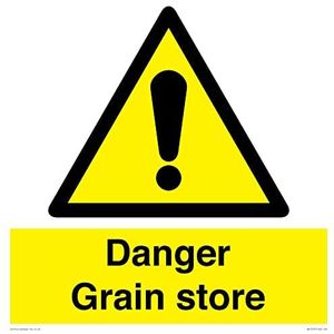 Panneau de magasin Danger Grain – 400 x 400 mm – S40