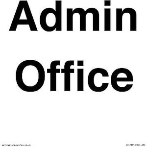 Admin Office bord - 150 x 200 mm - A5P