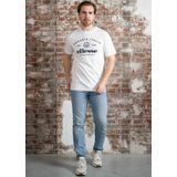 Ellesse, Heren, Tops, Wit, Maat: M