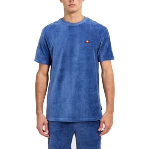 Ellesse, Tops, Heren, Wit, L, Katoen, Klassieke Stretch Ribfluwelen Tee